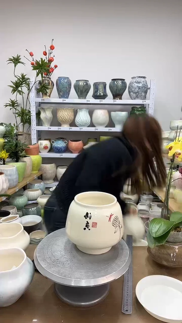 1.24陶瓷花盆直播链接高.   17口  13