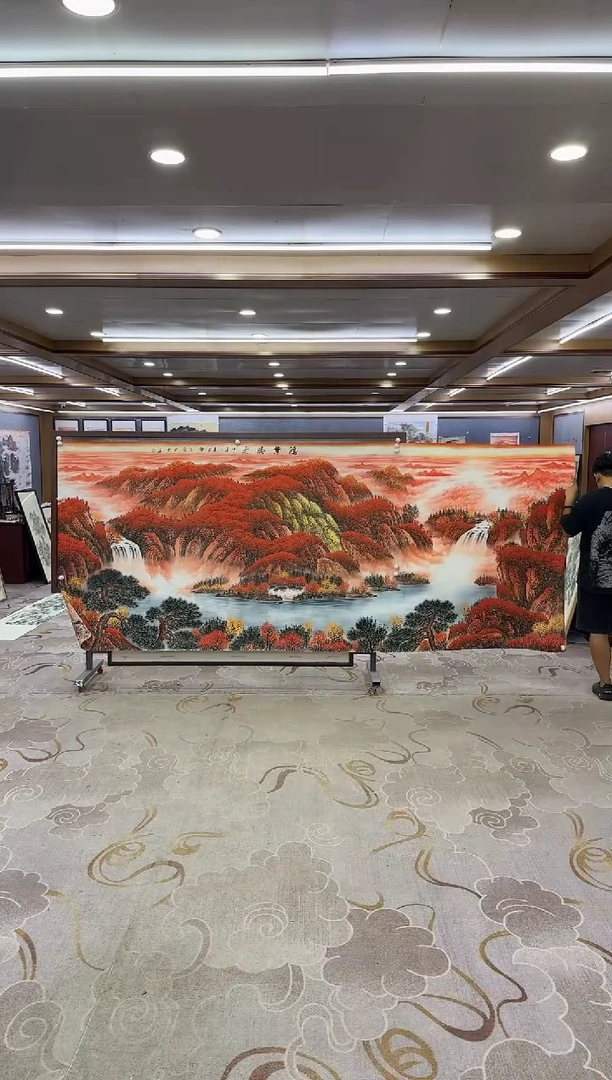 绘画前*者国画DC-刘雪红-大丈二-山水国画