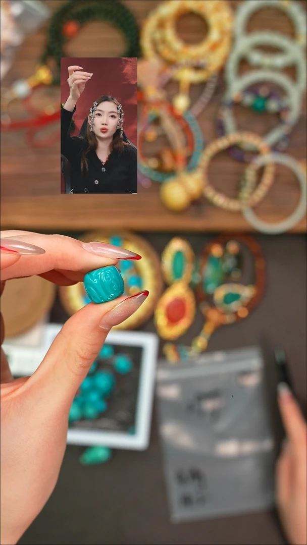 未镶嵌绿松石1老****饭遇见文玩品质回血