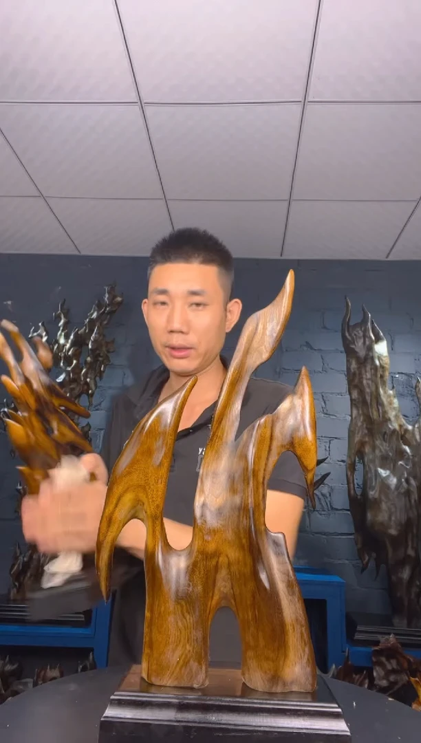 金丝楠大**悟金丝楠木工艺品摆件