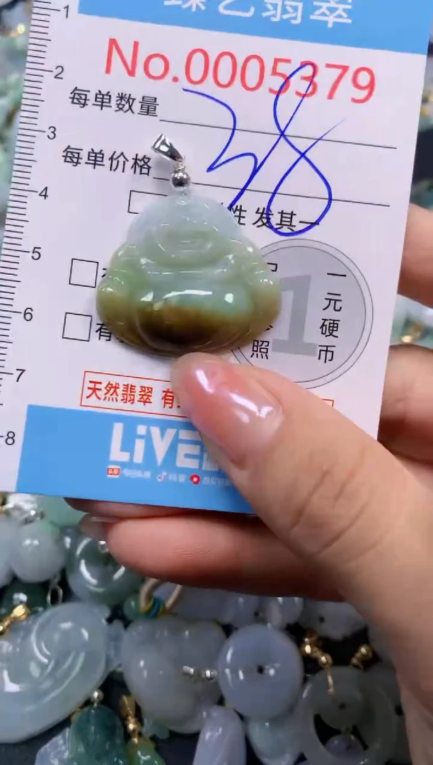 颈饰未镶嵌翡翠5379