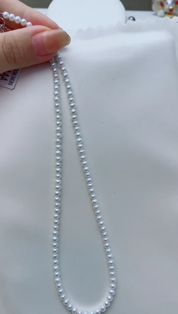 淡水珍珠未镶嵌颈饰W24
