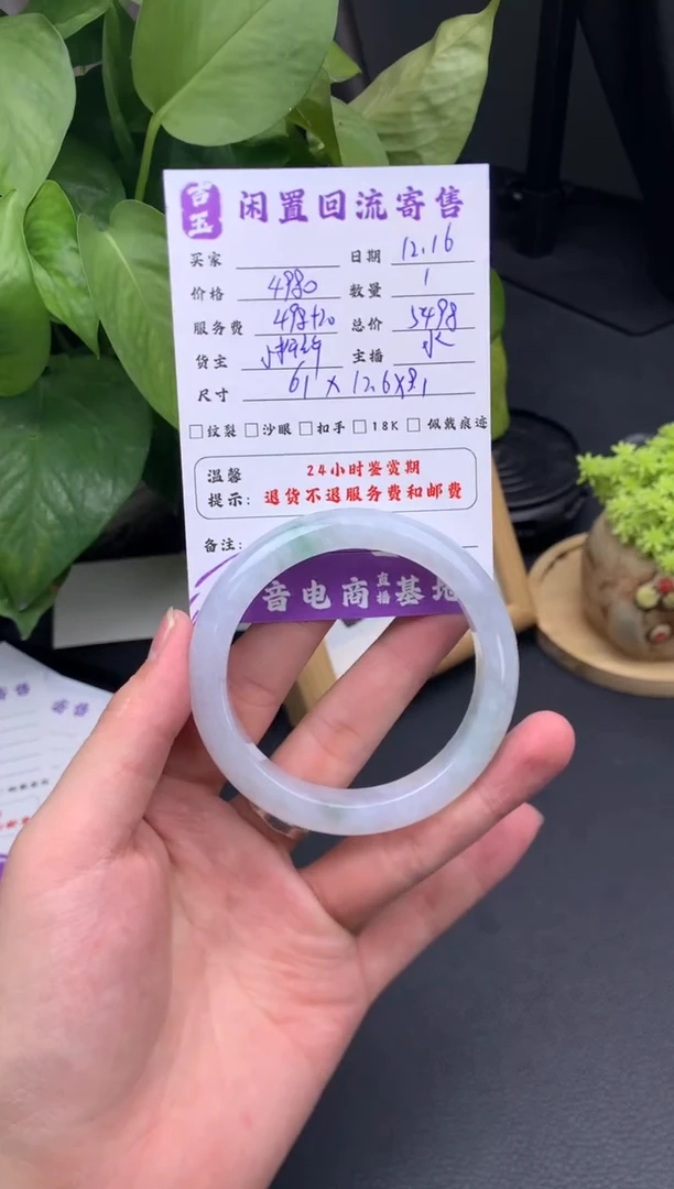 未镶嵌手镯翡翠手镯