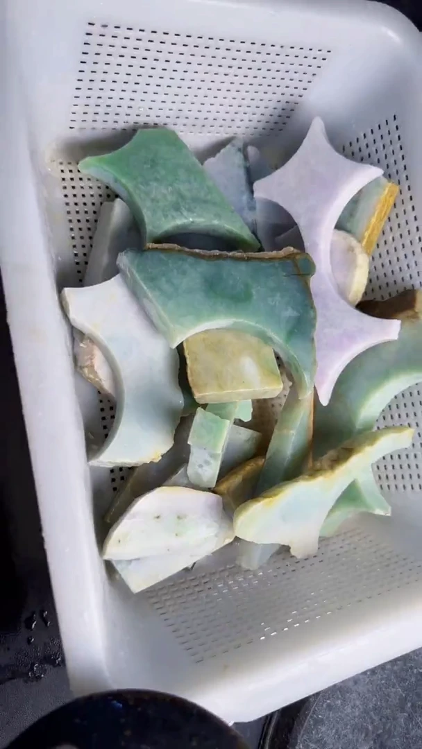未镶嵌挂件翡翠种****菜天然翡翠035