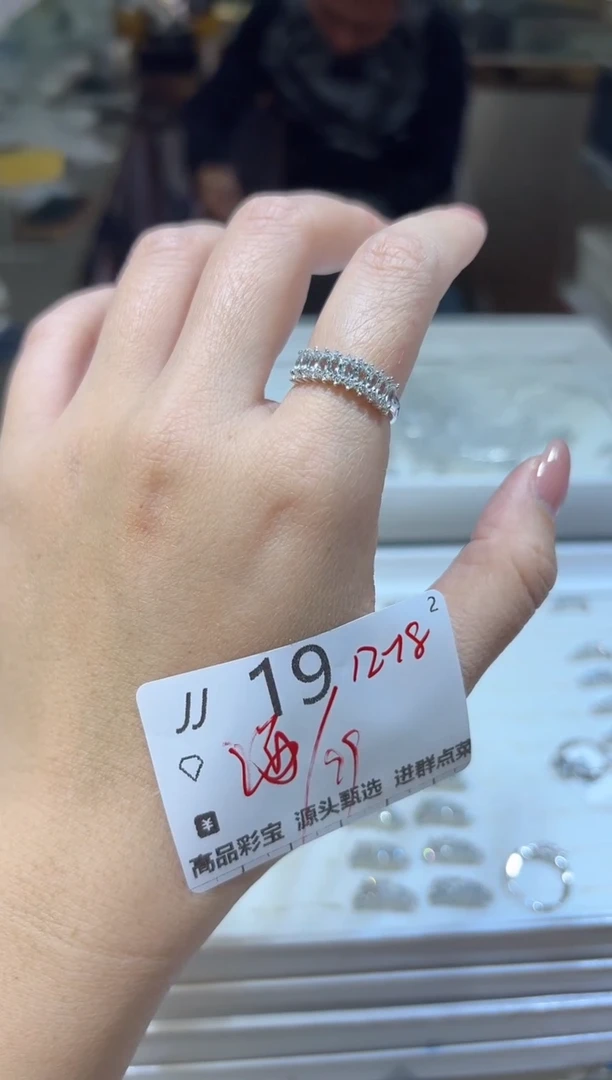 【闪购商品】海蓝宝石戒圈银S925镶嵌多样性发一JJ19