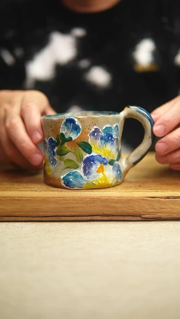 @@陶园瓷舍@@纯手工手绘@高温釉下彩