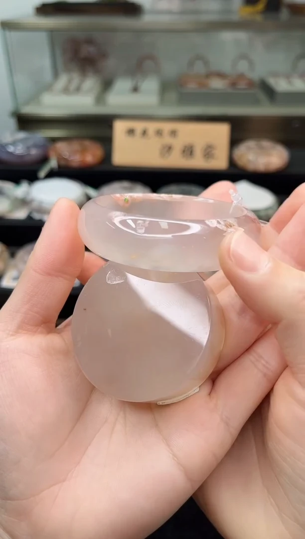 未镶嵌手镯石英质玉55圈口（赠品镯心）S951630