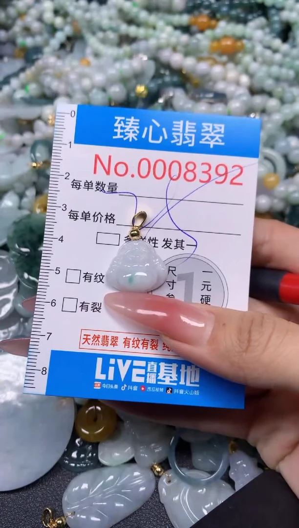 【闪购商品】翡翠颈饰未镶嵌含绳0008392