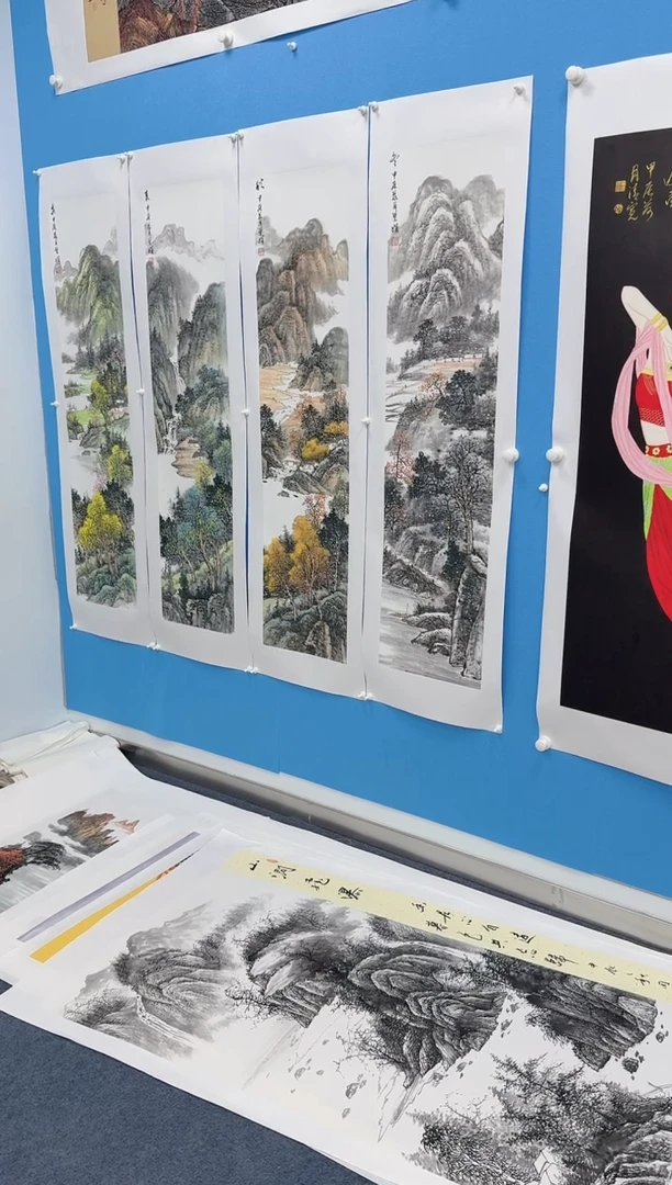 国画春夏秋冬同类型随机