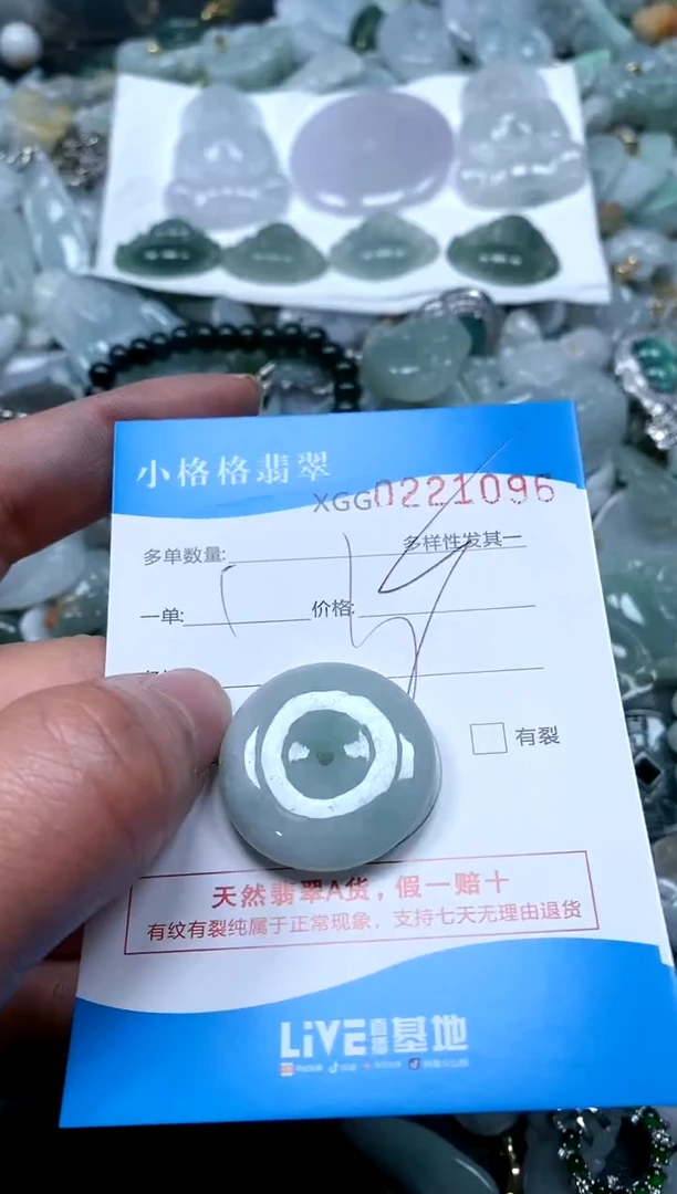 【闪购商品】翡翠颈饰未镶嵌闪购商品0221096