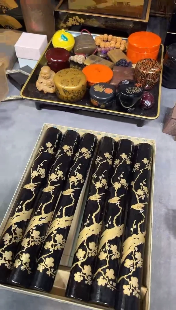 屏风压 大漆漆器大漆漆器