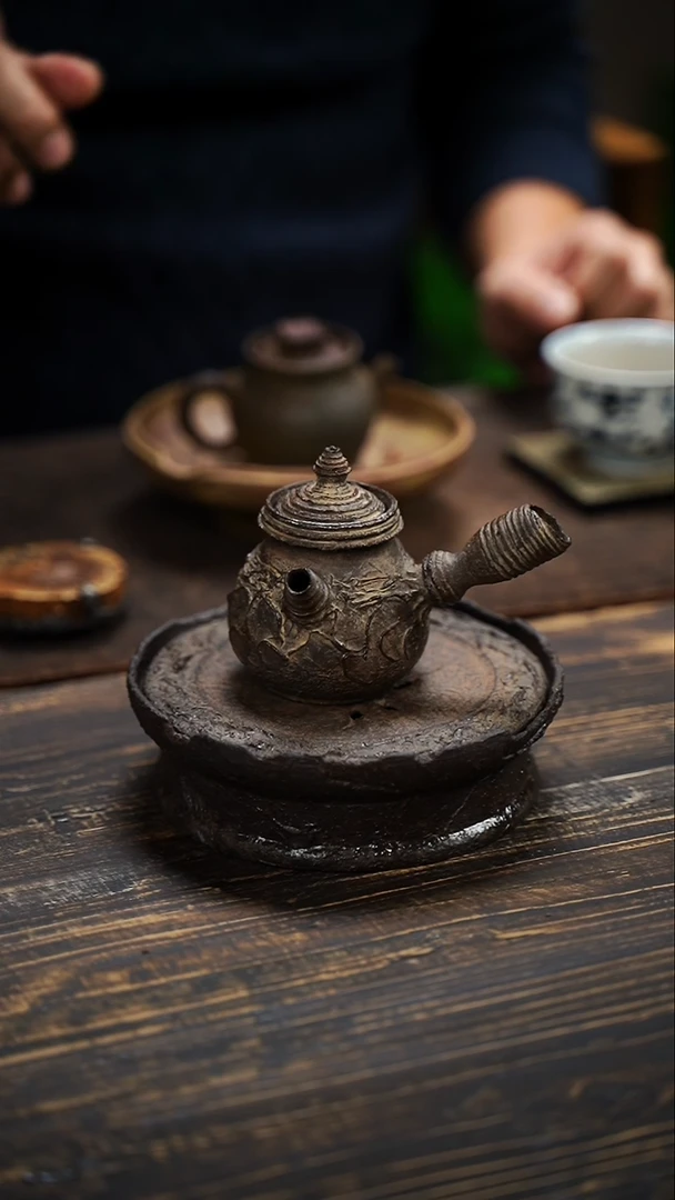 -全手工制作  南蛮侧把壶100cc