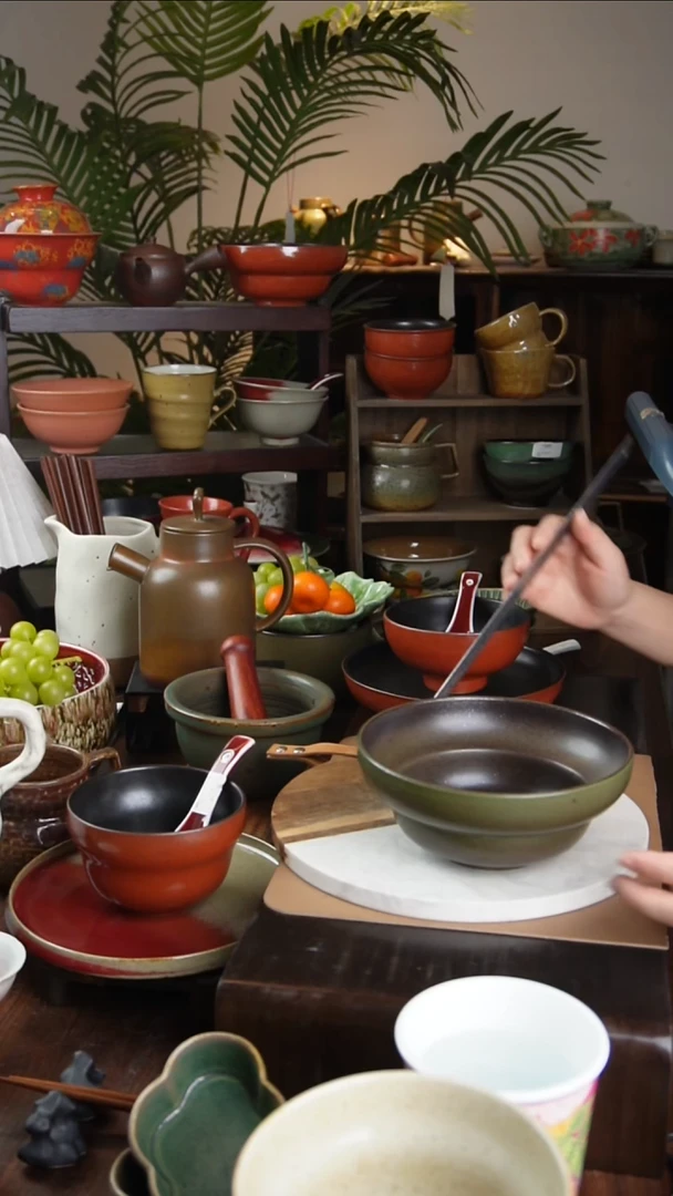 碗微瑕景德镇手工高温餐具