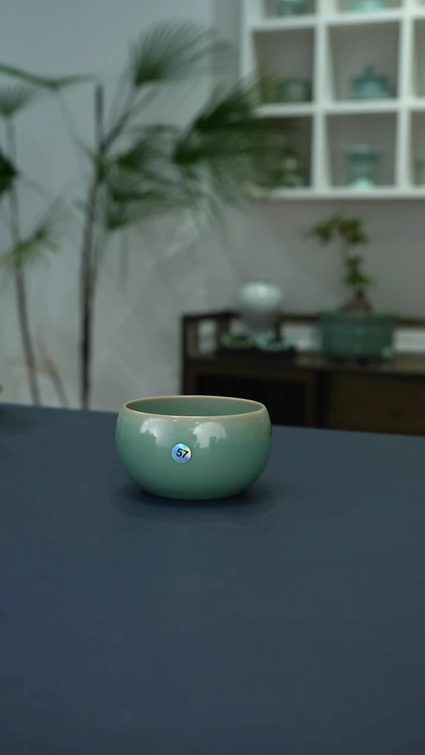 瓷片初*57号扫地僧禅定杯一级品     洁