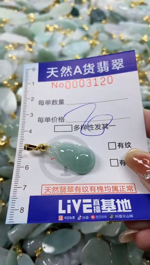 颈饰未镶嵌翡翠天然A货翡翠