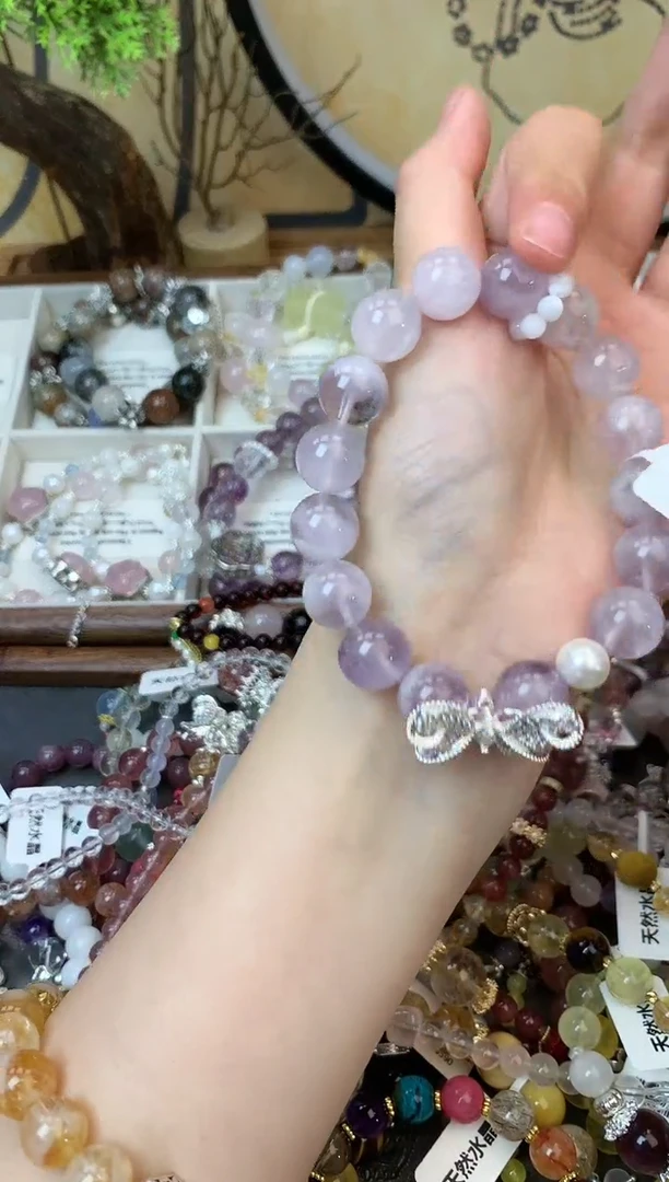 【闪购商品】紫晶手链未镶嵌216手串