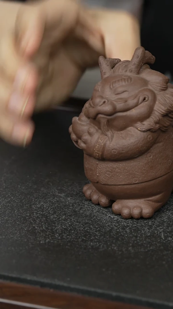 紫砂茶宠精工元宝龙