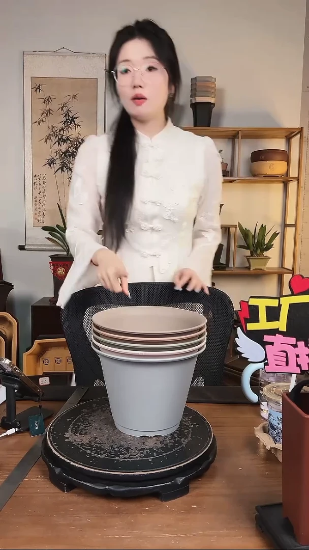 22*16双沿盆 马卡龙色系5只