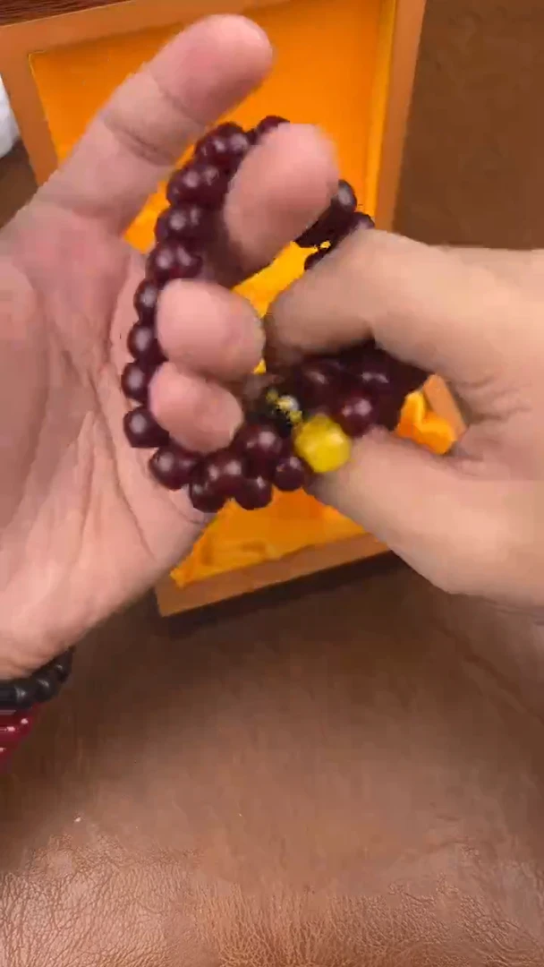 红玉菩提双圈江山文玩阁商品链接@@L010