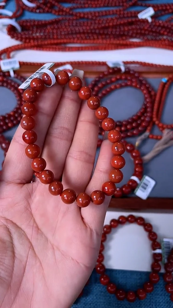 未镶嵌手串南红玛瑙N01凉山瓦西料单圈多样性发一