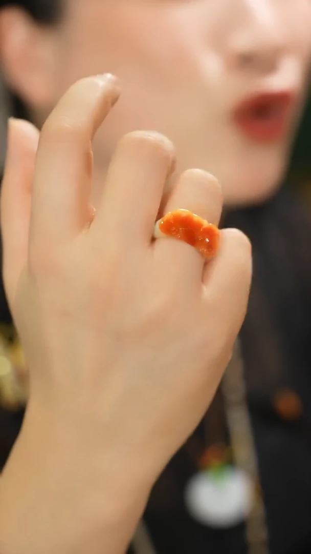 未镶嵌戒指翡翠圈口15