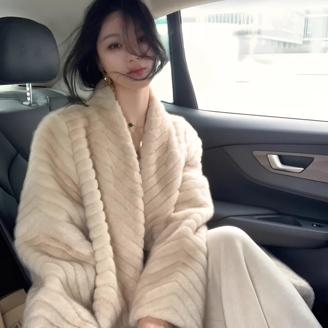 【杨老板专属过年战袍】简约高级感人字纹女外套气质名媛女冬季新款