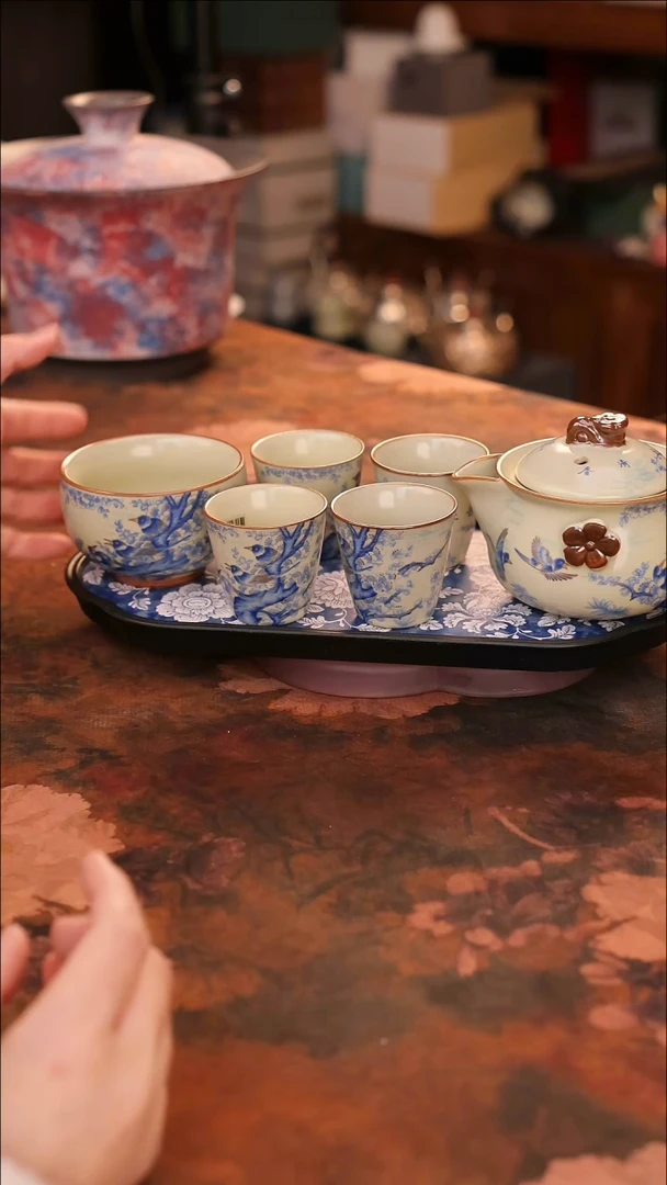 【闪购商品】陶瓷茶具（无礼盒无茶盘）@@A11507