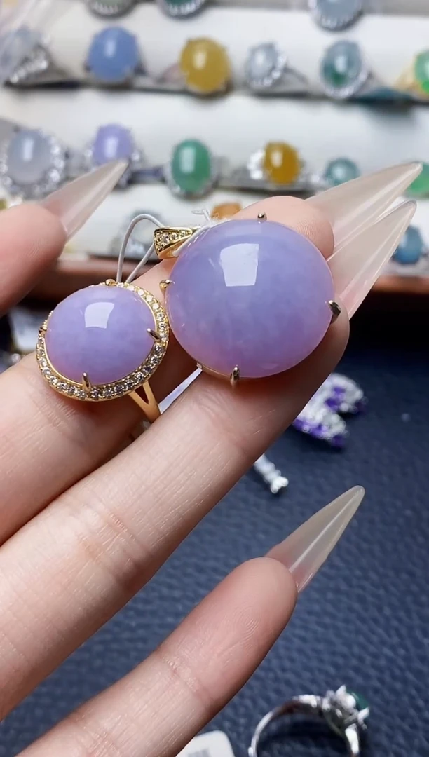 银S925镶嵌戒指翡翠3065