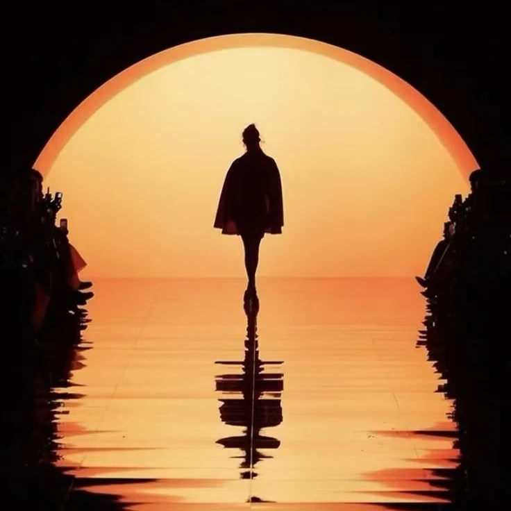 【大白同款黄色短袖】2025巴黎时装周秀场定制冰丝针织短袖T 7701#