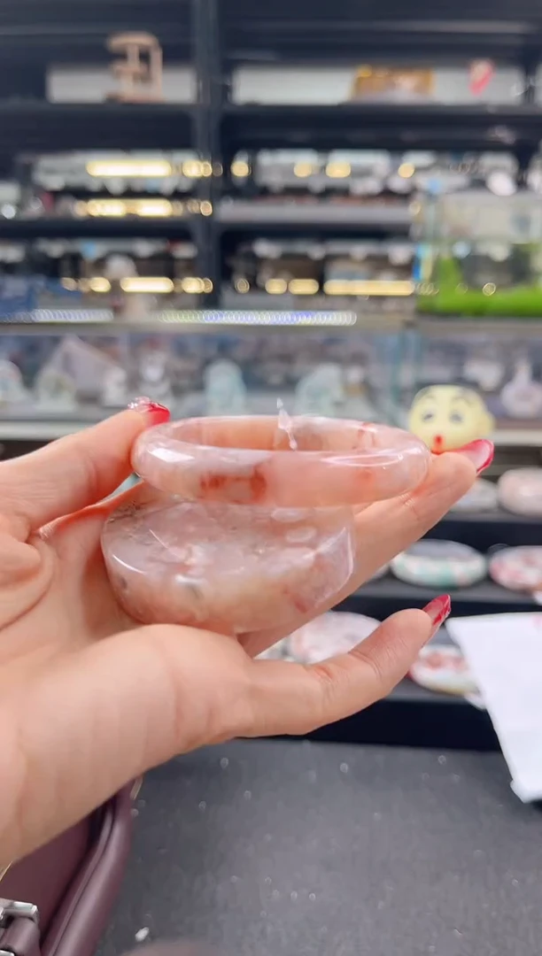 未镶嵌手镯石英质玉56圈口（赠品镯心6063780