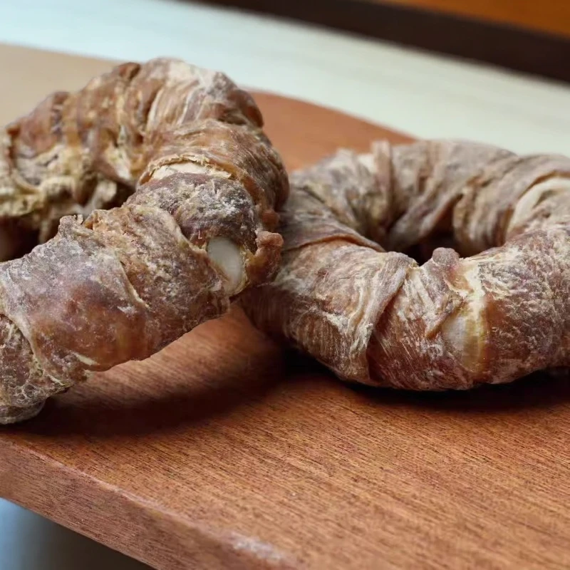 萌馋心宠物零食鸭肉牛皮圈磨牙洁齿耐咬训练适合各类狗狗零食