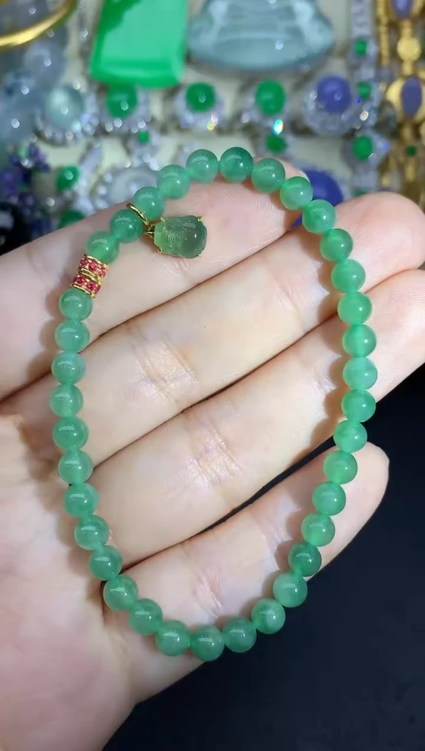 未镶嵌手链翡翠233-中国好珍宝