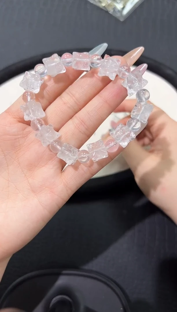 水晶手串未镶嵌75d多样性发其一【1条】默认微瑕