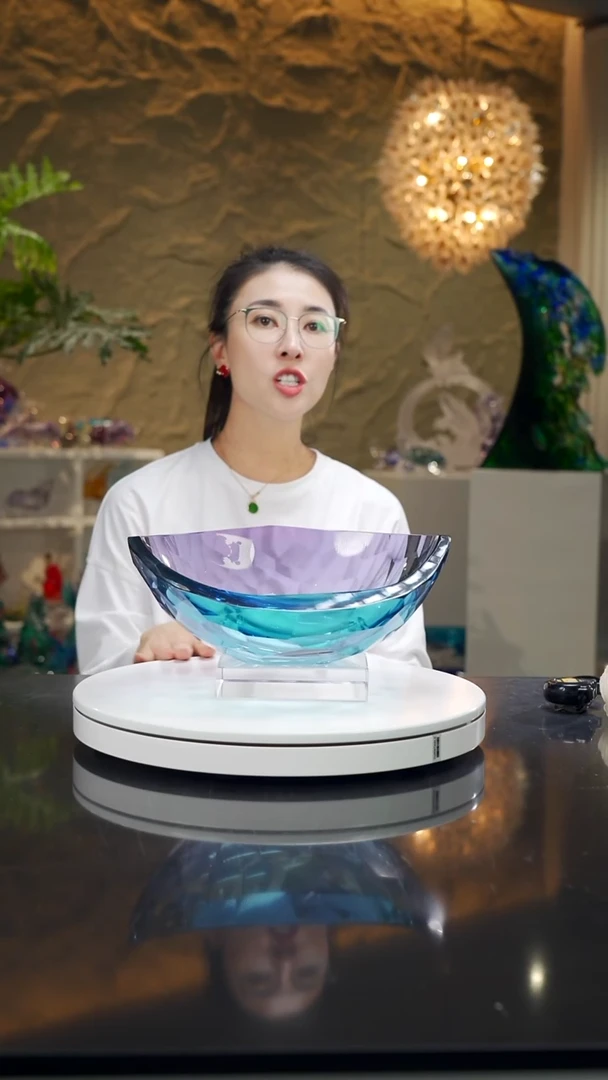 福利金红蓝不规则果碗