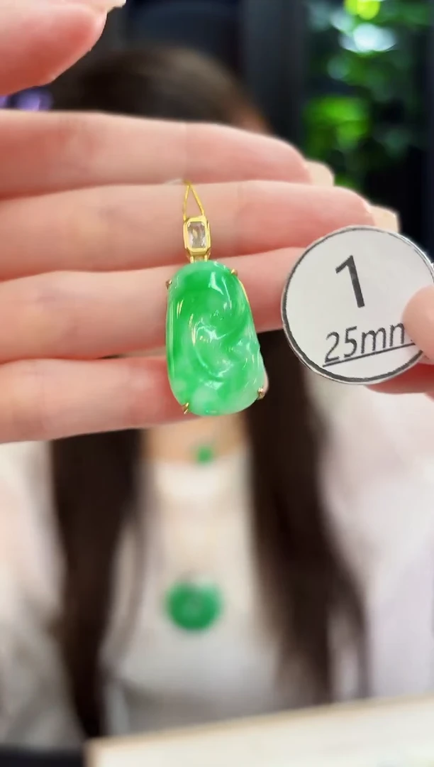 吊坠(不含链)未镶嵌翡翠 缅料A货/支持复检/一件