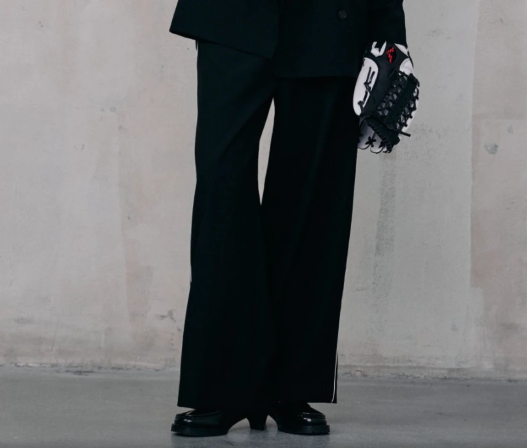 【顾文婷推荐】YOUWEI有尾 出芽运动风直筒西裤 Y5424412