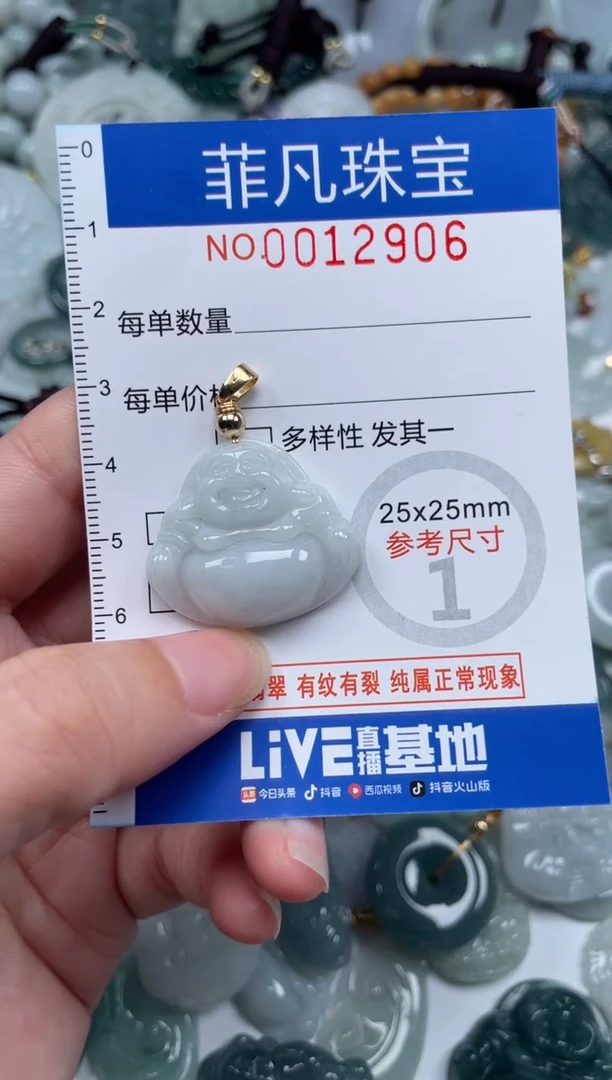 颈饰未镶嵌翡翠12906
