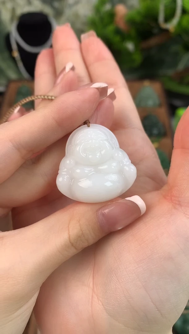 颈饰未镶嵌和田玉吊坠30mm