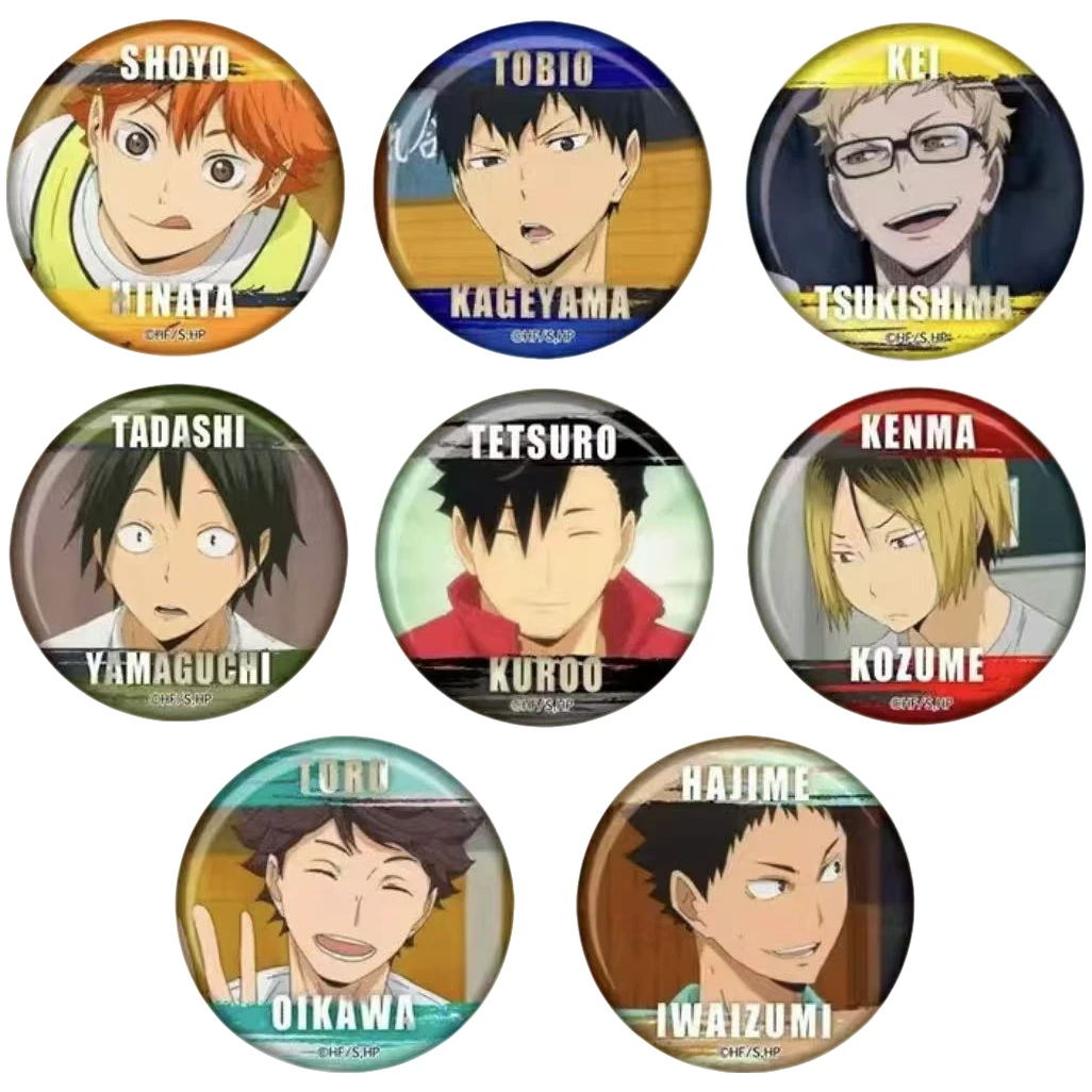 【日谷】排球少年 百面相3弹 徽章   盲盒  正版