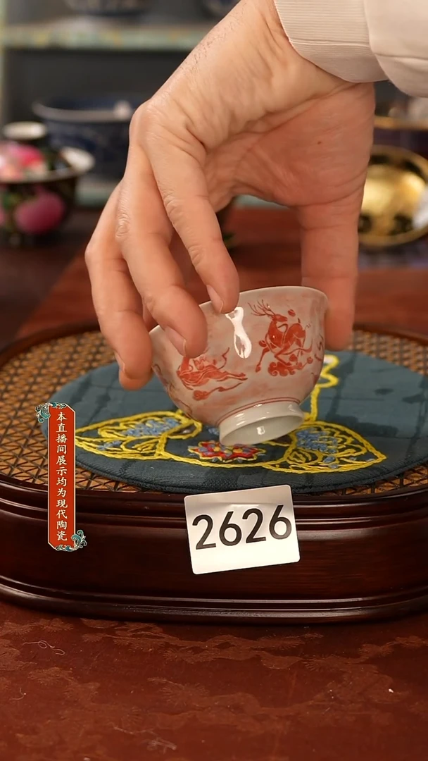 瓷片景德镇手工手绘2626