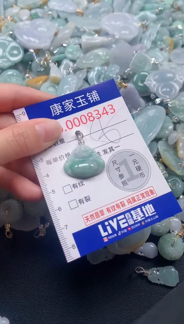 颈饰未镶嵌翡翠8343