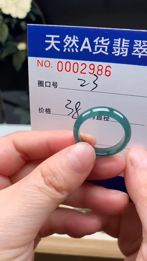 未镶嵌戒指翡翠23#