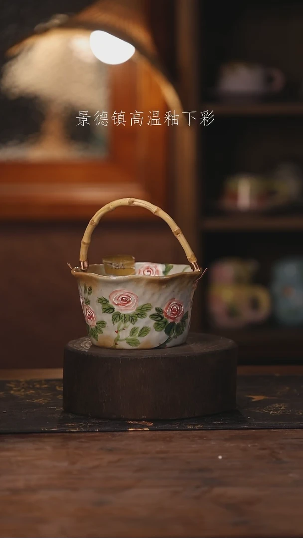 陶瓷景德镇高温釉下手绘陶瓷134