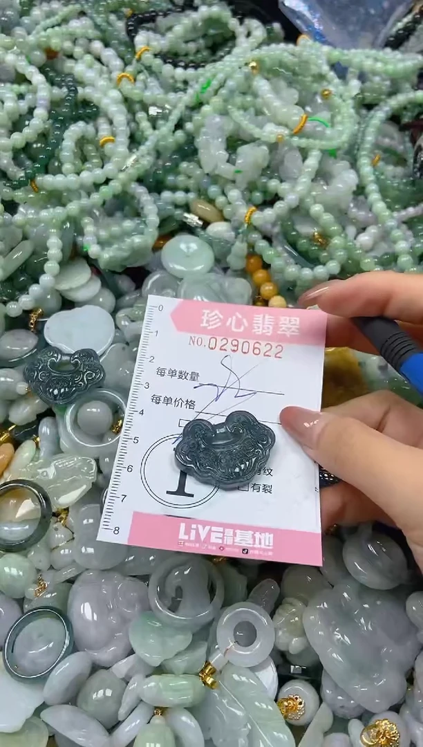 翡翠未镶嵌颈饰闪购0290622多样性发其一