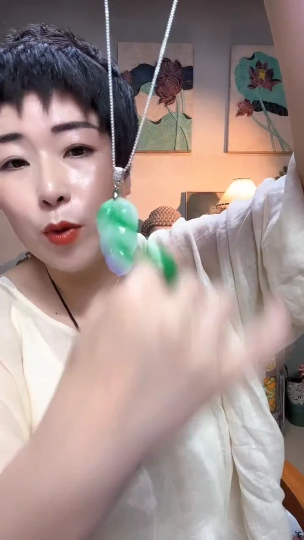 吊坠(赠链)合金翡翠568