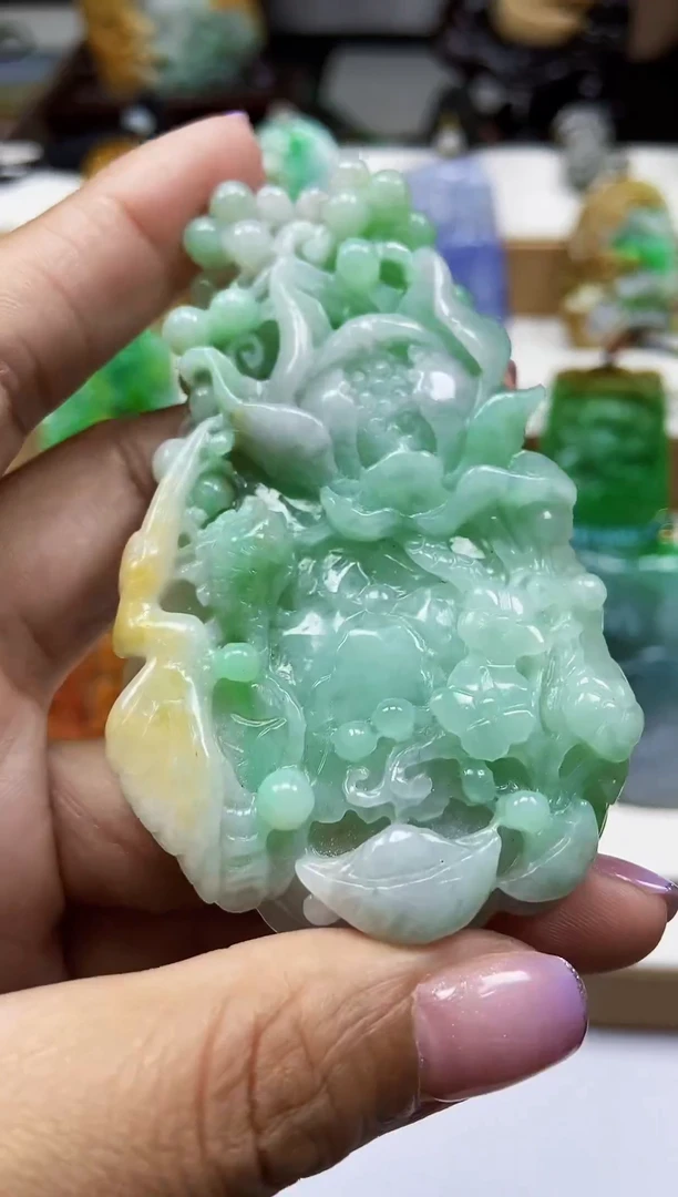 未镶嵌挂件翡翠翡翠A货