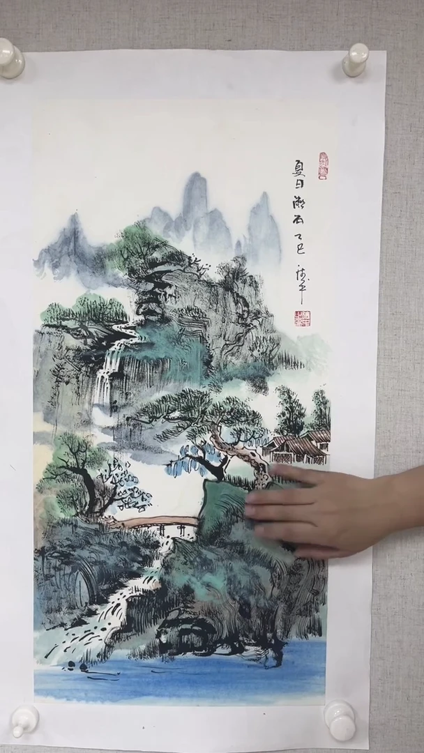 国画黄德中老师两平尺