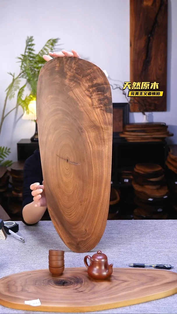 木北美黑胡桃原木.干裂疤结不属于商品质量问题完美主义者慎拍