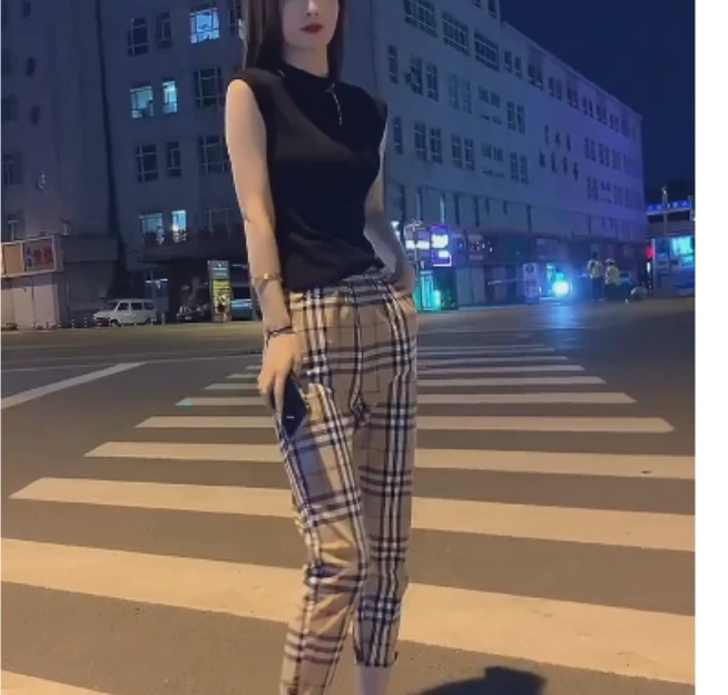 2025夏季新款网红同款洋气爆款韩版潮流女装上衣裤子两件套-夏