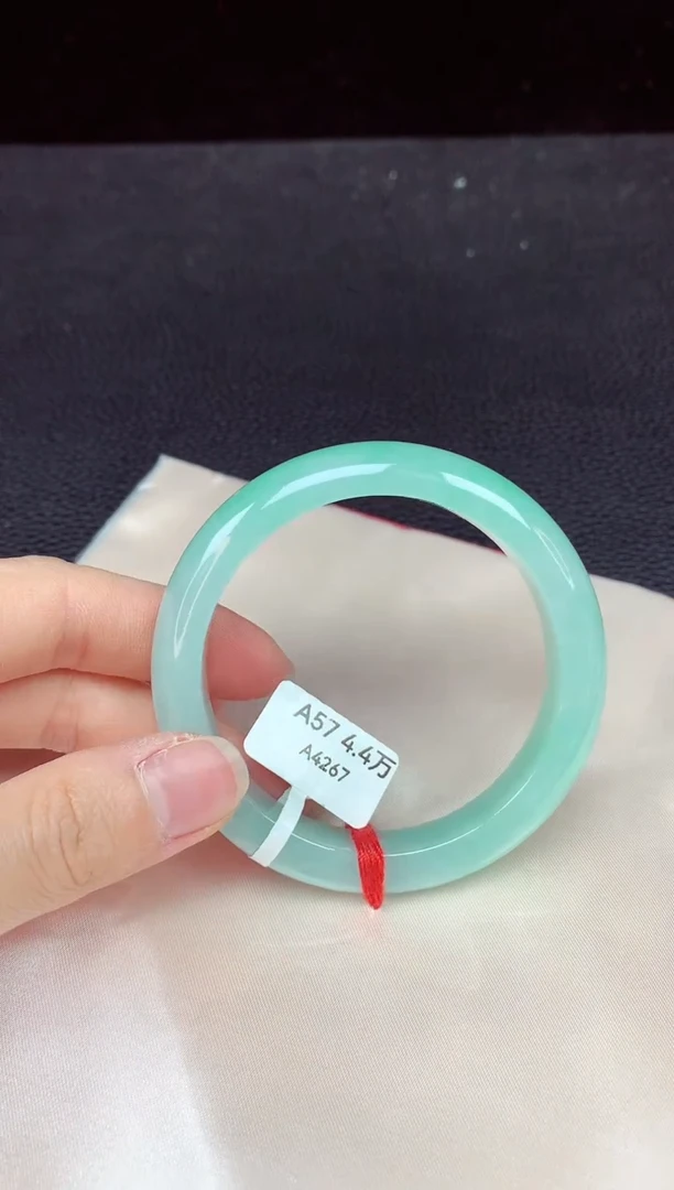 翡翠手镯未镶嵌镯子057+